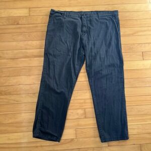 Carhartt WIP Sid Pant Mens 40x32 Dark Navy Blue Slim Tapered Chino Trousers